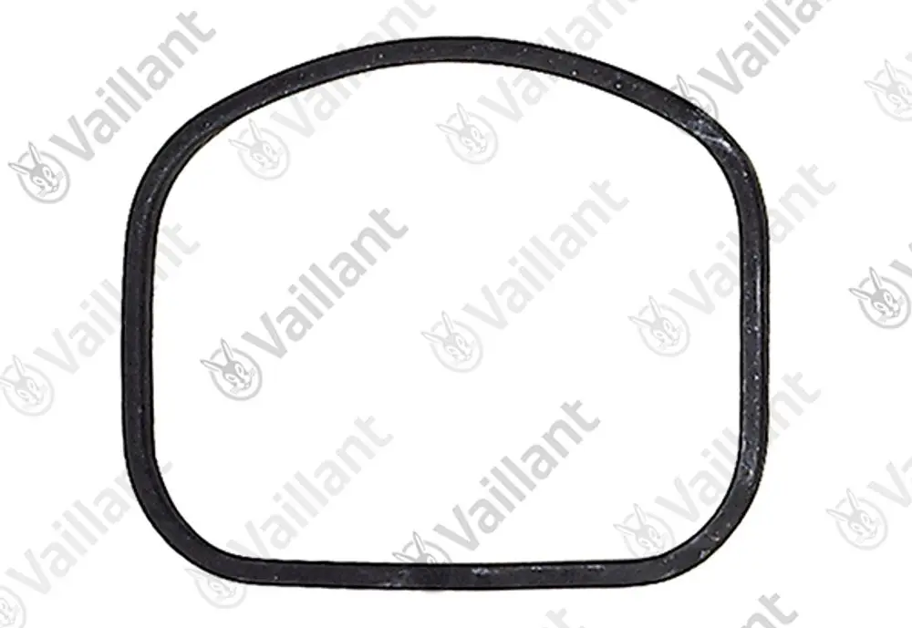 Dichtungsring von Vaillant in rechteckiger Form, schwarz. Ideal für verschiedene Anwendungen zur Abdichtung von Verbindungen.